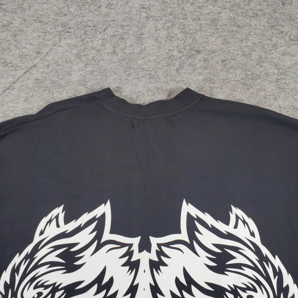 Darc Sport T-Shirt Mens XL Black Limited Edition Wolf Graphic Streetwear Tee